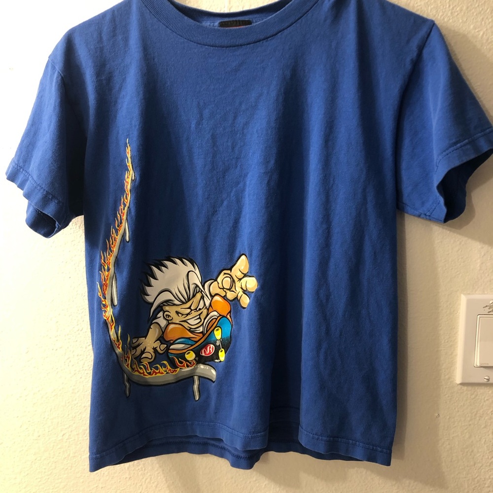 Blue Graphic Kids T-Shirt